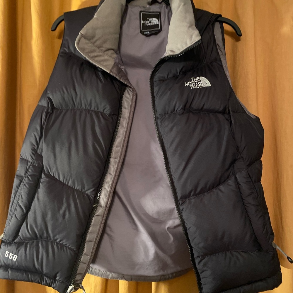 Medium Black Northface Puffer Vest